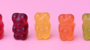 meyve jöleli şekerler videoyu kapatın