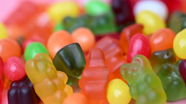 meyve jöleli şekerler videoyu kapatın