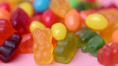 meyve jöleli şekerler videoyu kapatın