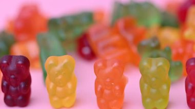 meyve jöleli şekerler videoyu kapatın