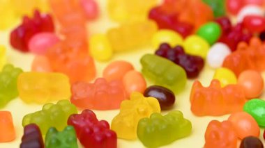 meyve jöleli şekerler videoyu kapatın