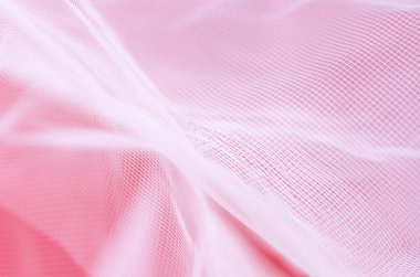 Beyaz tül arka plan yakın çekim