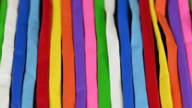 Yaratıcılık için renkli balonlar yakın çekim