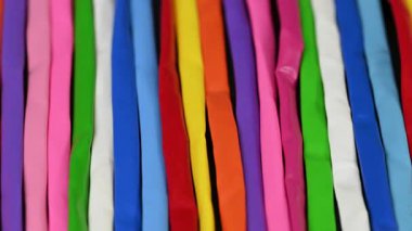 Yaratıcılık için renkli balonlar yakın çekim