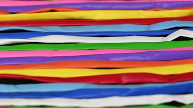 Yaratıcılık için renkli balonlar yakın çekim