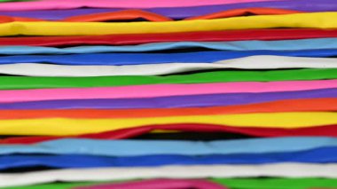 Yaratıcılık için renkli balonlar yakın çekim