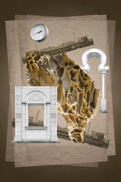 Klasik Mimari Endüstriyel Zemin Sanat Konsepti Posteri Baskı Kapak Resmi Telifsiz Stok Fotoğraflar