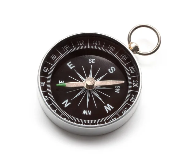 Vintage Compass Isolated White Background Stock Image