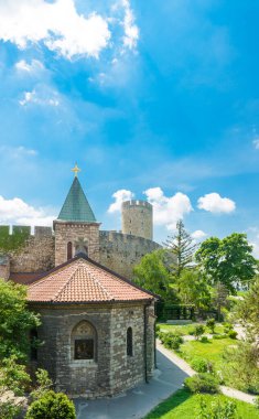 Ruzica Church (Little Rose Church). Serbian Orthodox church located in the Belgrade Fortress clipart