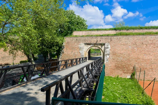 Вхід Фортецю Белграді Влітку Сербії Ліцензійні Стокові Зображення