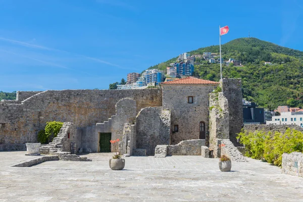 Inne Det Gamla Citadellet Budva Montenegro Stockbild