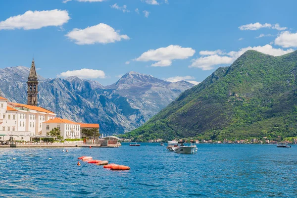 Ciudad Histórica Perast Famosa Bahía Kotor Montenegro Sur Europa —  Fotos de Stock
