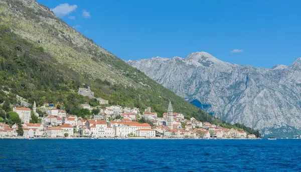 Ciudad Histórica Perast Famosa Bahía Kotor Montenegro Sur Europa —  Fotos de Stock