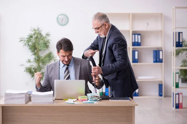 Two Employees Bullying Concept — Stock Photo, Image