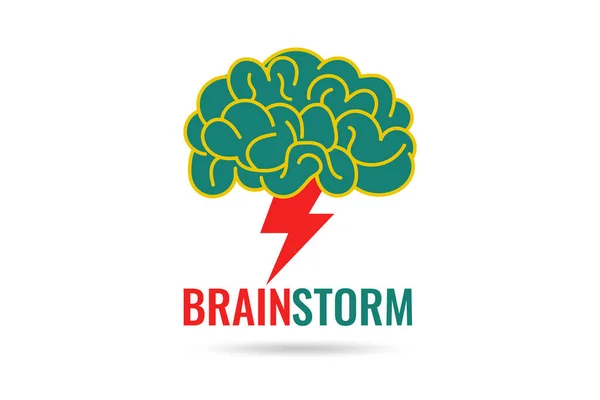 Çözüm Yolu Olarak Beyin Fırtınası Kavramı — Stok fotoğraf
