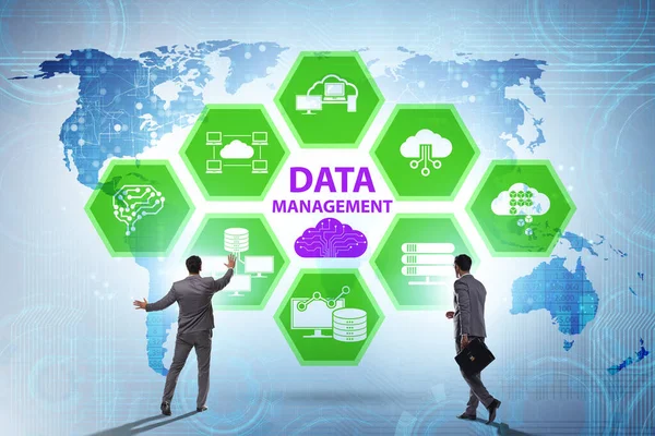 Businessman Data Management Concept — Stock Photo, Image