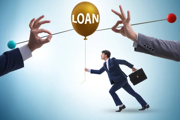 Debt Loan Concept Balloon — Stock Photo, Image