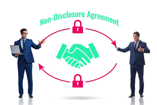 Non Disclosure Agreement Concept Business People — Stock Photo, Image