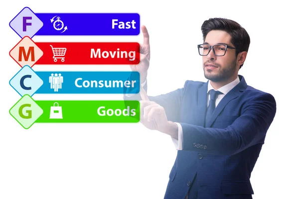 Fmcg Tüketici Mallarının Hızlı Taşınması Kavramı — Stok fotoğraf