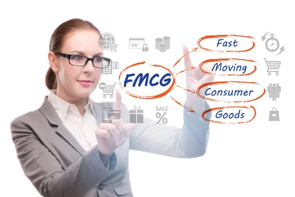 Fmcg Concept Fast Moving Consumer Goods — Stock Photo, Image