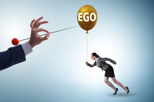 Aşırı Ego Kavramında Kadını — Stok fotoğraf