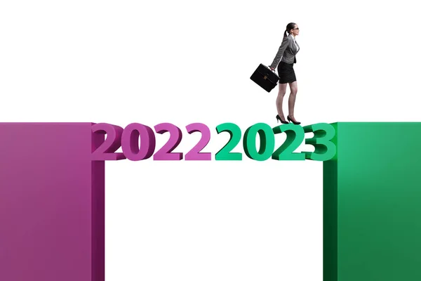 Концепция Нового Года 2022 2023 Год — стоковое фото