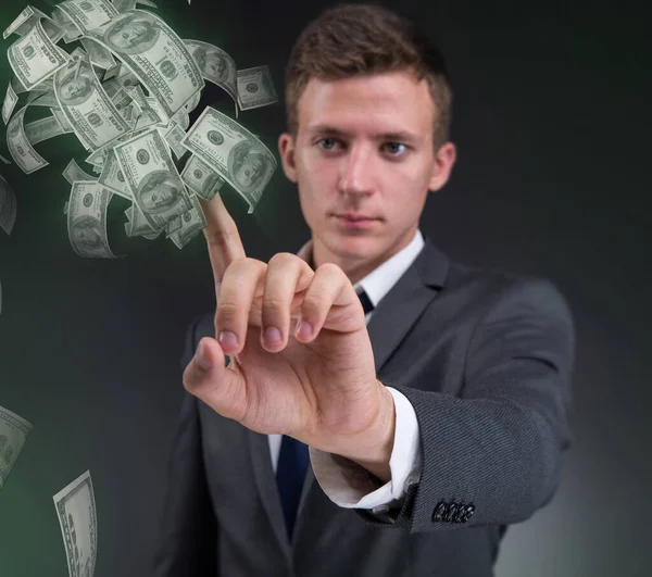 Businessman Dollar Business Concept — Stock Photo, Image