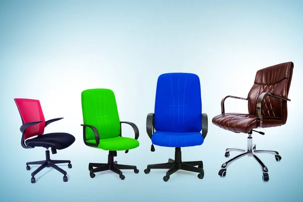 Office chairs in promotion concept