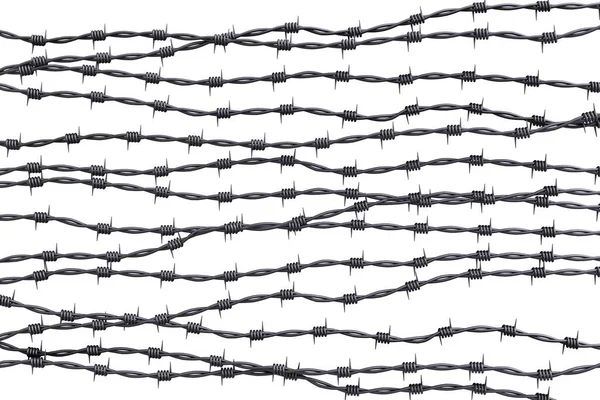 Barbwire Background Security Concept — Stock Photo, Image