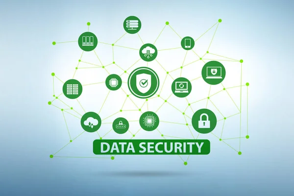 Seguridad Los Datos Concepto Ciberseguridad —  Fotos de Stock
