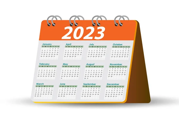 Calendar 2023 Time Planning Concept — Stock Photo, Image