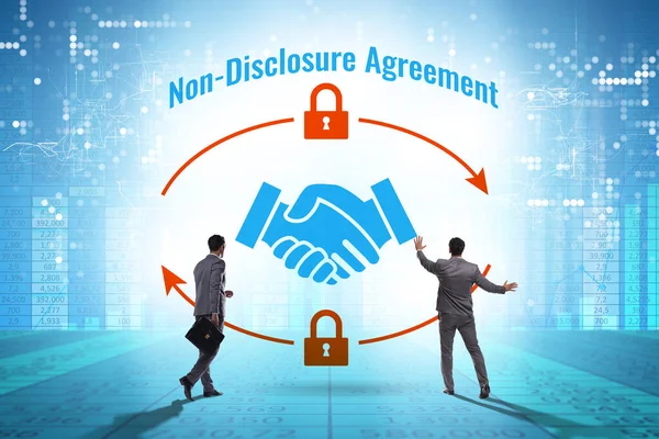 Non Disclosure Agreement Concept Business People — Stock Photo, Image