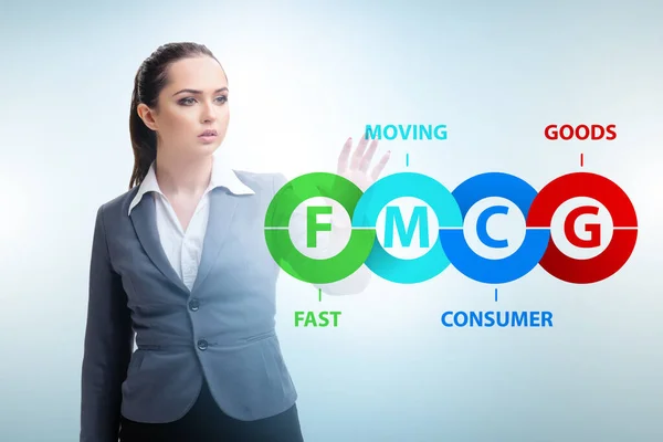 Fmcg Concepto Bienes Consumo Movimiento Rápido — Foto de Stock