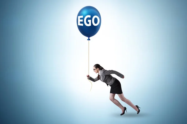 Empresaria Concepto Ego Excesivo —  Fotos de Stock