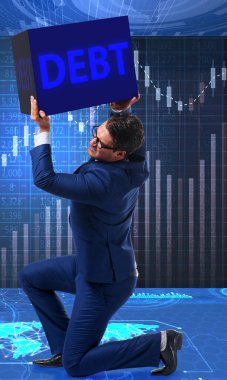 Borç ticareti konsepti