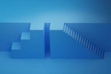 Kariyer merdiveni kavramında cinsiyet eşitsizliği - 3D görüntüleme