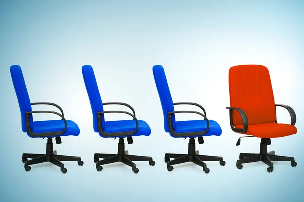 Promosyon Konseptinde Ofis Sandalyeleri — Stok fotoğraf