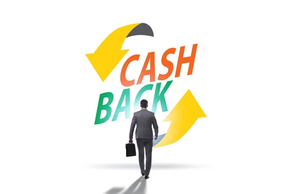 Businessman Cash Back Concept — Stock Photo, Image
