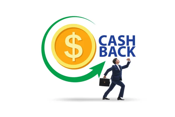 Businessman Cash Back Concept — Stock Photo, Image