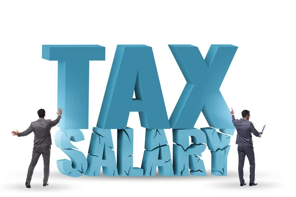 stock image Income tax concept with the large words