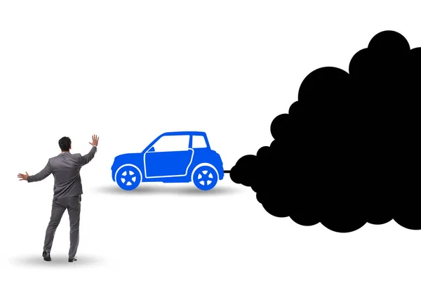 Загрязнение Автомобилей Экологической Концепции — стоковое фото