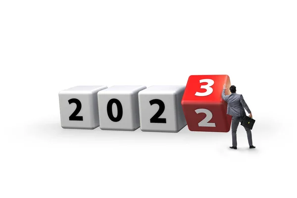 Concetto Dell Anno 2022 Verso 2023 — Foto Stock