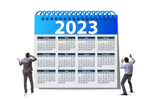 Year 2023 Concept Businessman — Stock Photo, Image