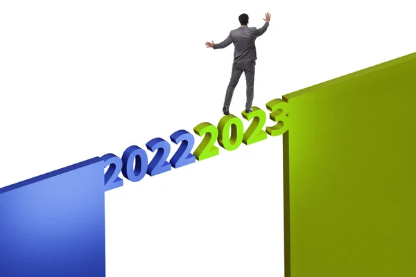 Concepto Del Nuevo Año 2022 2023 —  Fotos de Stock