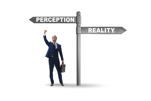 Conceito Escolha Percepção Realidade — Fotografia de Stock