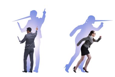 İş adamları ve burunla ilgili yalan kavramı