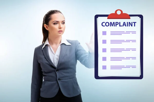 Businesswoman Customer Complaint Concept — Stock Photo, Image
