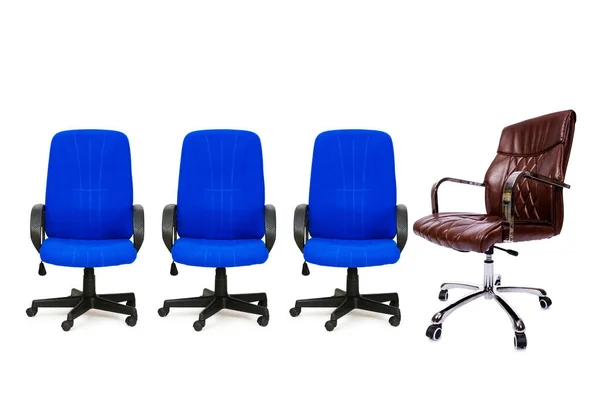 Bürostühle Förderkonzept — Stockfoto