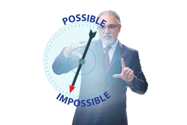 Concept Possibilités Possibles Impossibles — Photo