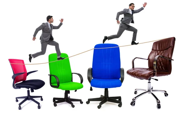 Promotion Concept Businessman Chairs — Stock Photo, Image